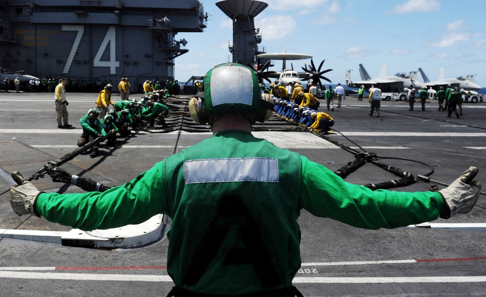 USS John C. Stennis action