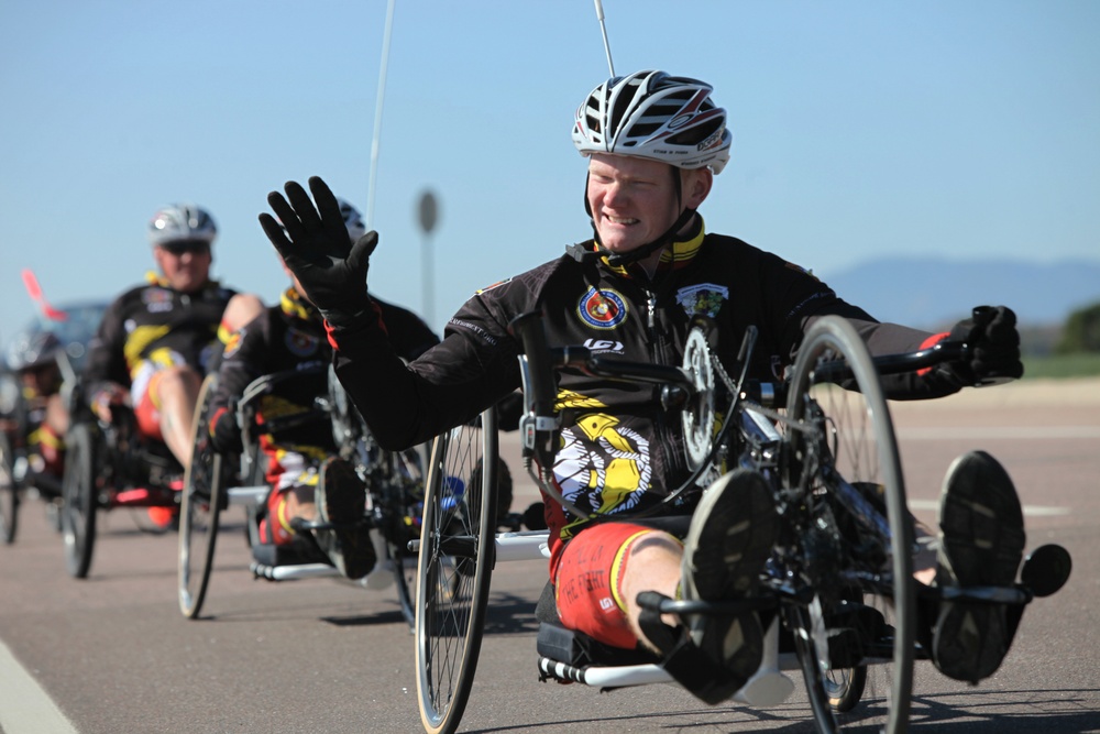 Wounded Warrior Detachment preps for Warrior Games