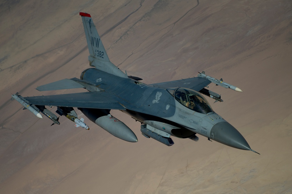 KC-135 Refueling mission over Iraq