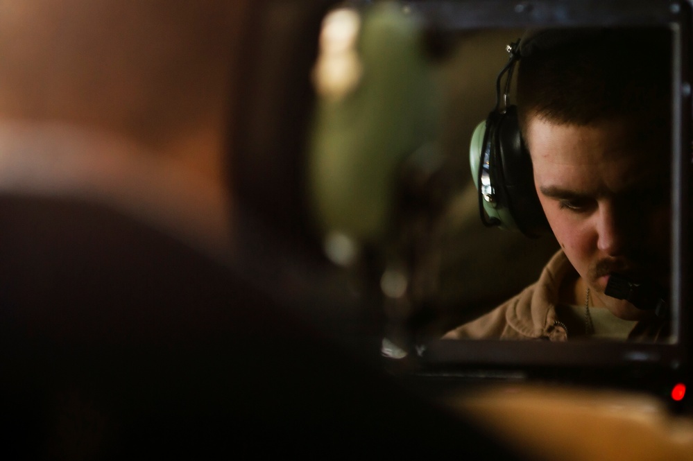 KC-135 Refueling mission over Iraq