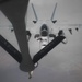 KC-135 Refuels F-18 Hornet