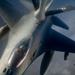 KC-135 Refuels F-16 Fighting Falcon