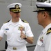 USS Blue Ridge meets with Japanese officers