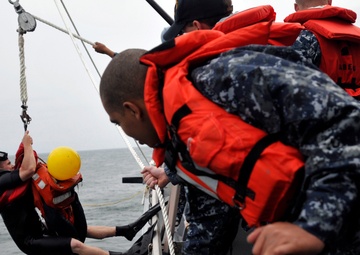 Japanese media visits sailors