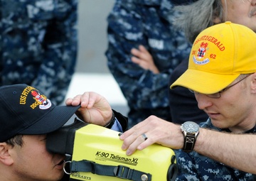 USS Fitzgerald in Japan