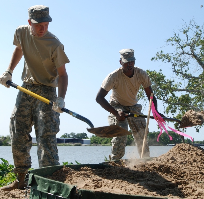 Louisiana Guardsmen work around the clock in St. Mary