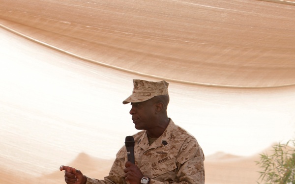 Sgt. Maj. Kent spends final days of farewell tour with Marines in Afghanistan
