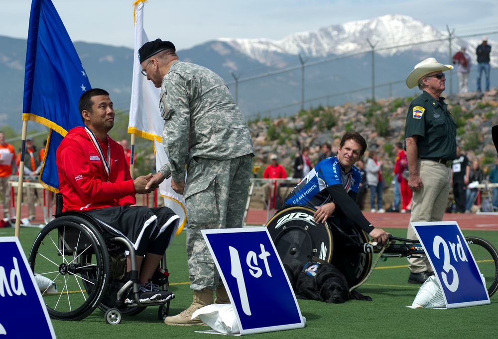 Marines dominate at Warrior Games track and field