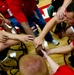 Marines compete in basketball at Warrior Games