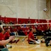Marines compete in sitting volleyball