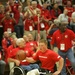 Marines compete in wheelchair basketball during Warrior Games