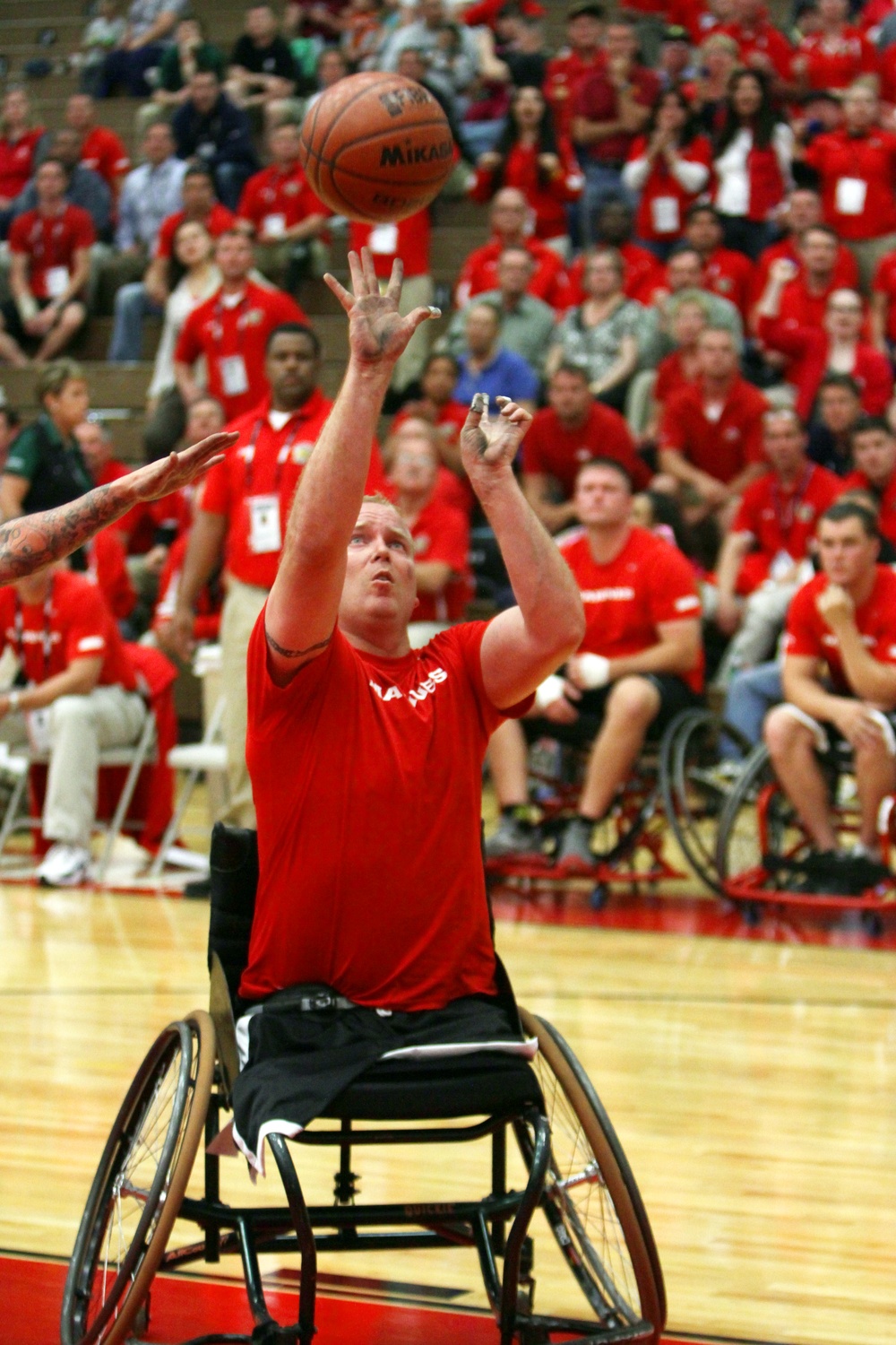 All-Marine Team competes in wheelchair basketball