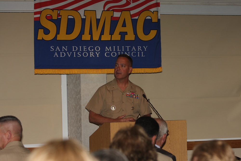 Maj. Gen. O'Donnell addresses SDMAC