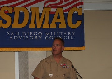 Maj. Gen. O'Donnell addresses SDMAC
