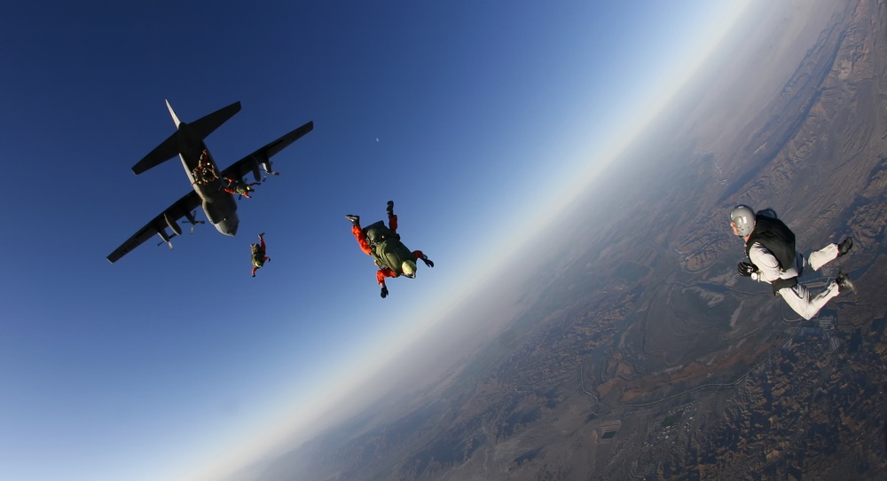 Where they're going, they don't need roads: special operators learn a new way to travel at the Military Freefall School