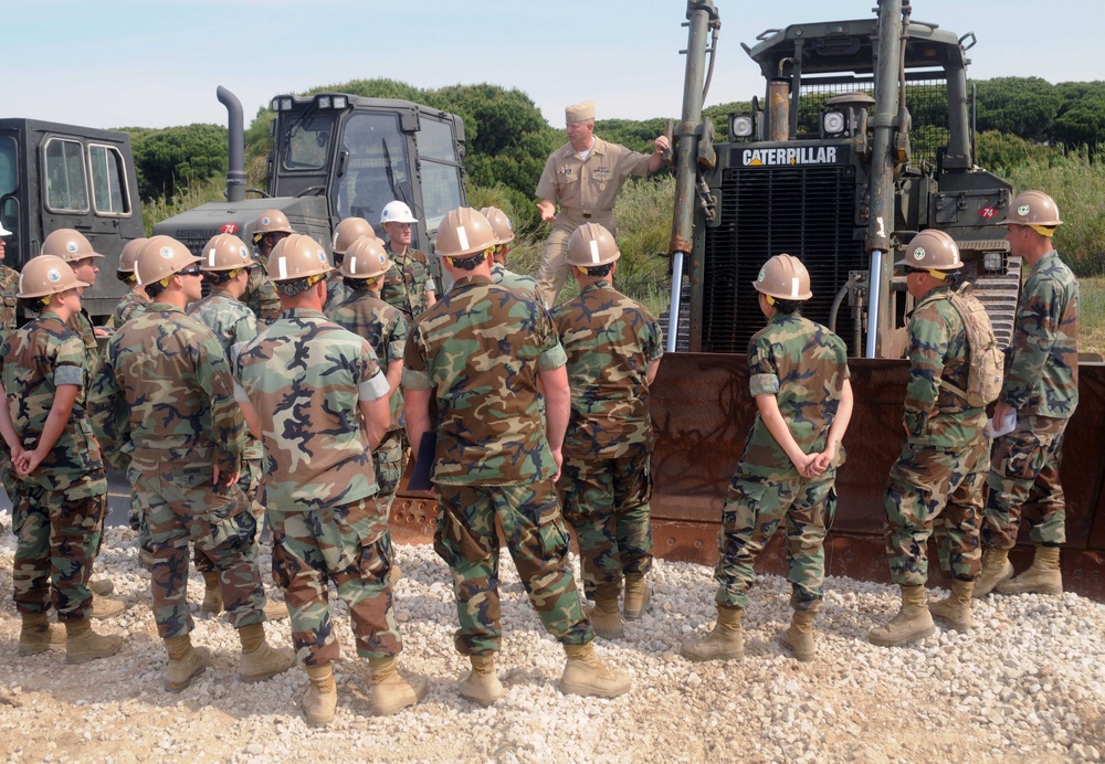 MCPON Visits NMCB 74 Seabees at Camp Mitchell