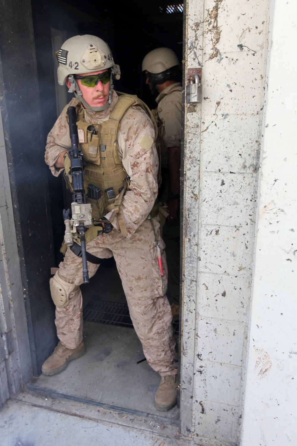 Marines conduct close quarters training