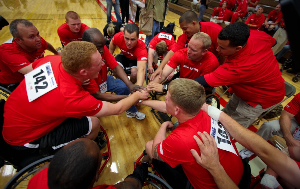 Marines give victory to Army rivals in wheelchair basketball