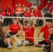Marines shut down Army in sitting volleyball