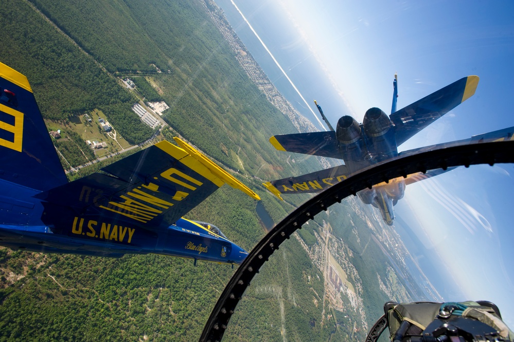 Blue Angels over Naval Air Station Pensacola