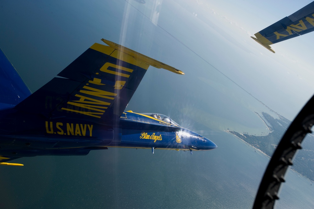 Blue Angels over Naval Air Station Pensacola