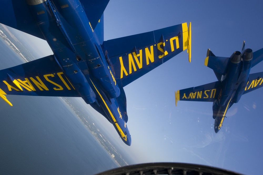 Blue Angels over Naval Air Station Pensacola