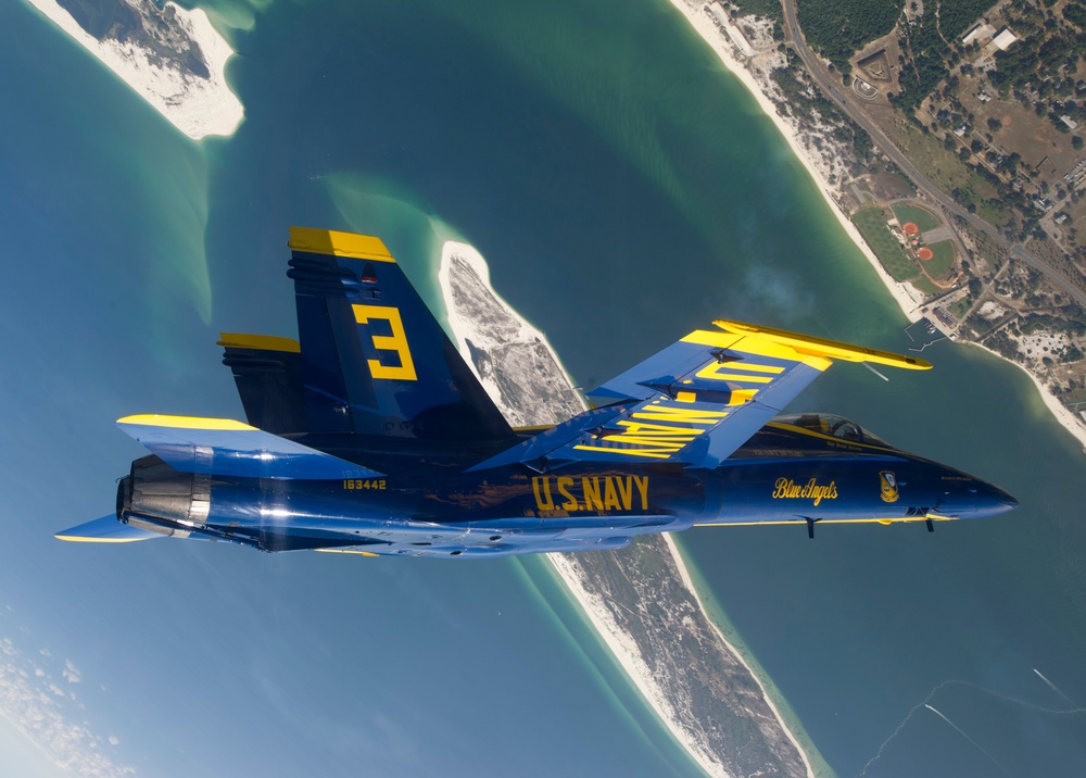 Blue Angels over Naval Air Station Pensacola