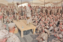 Commandant of the Marine Corps visits Marines in Afghanistan