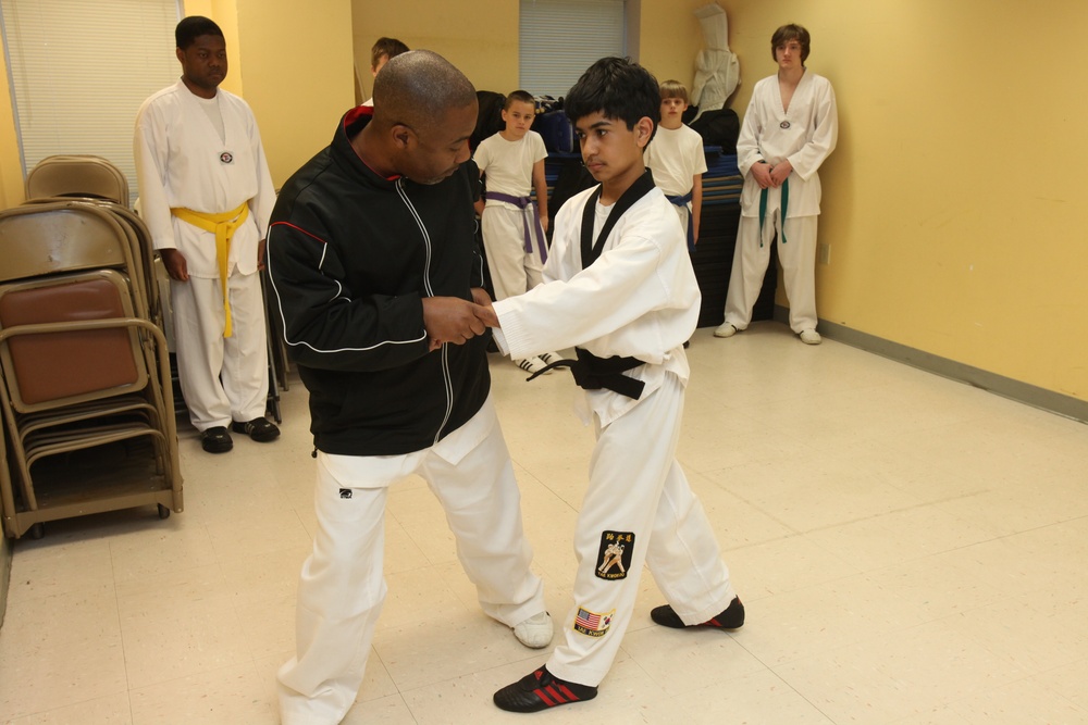Marine children learn life lessons from martial arts