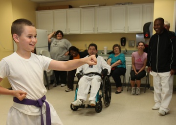 Marine children learn life lessons from martial arts