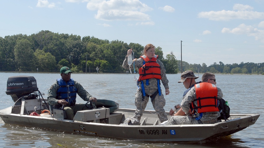 Mississippi National Guard flood response