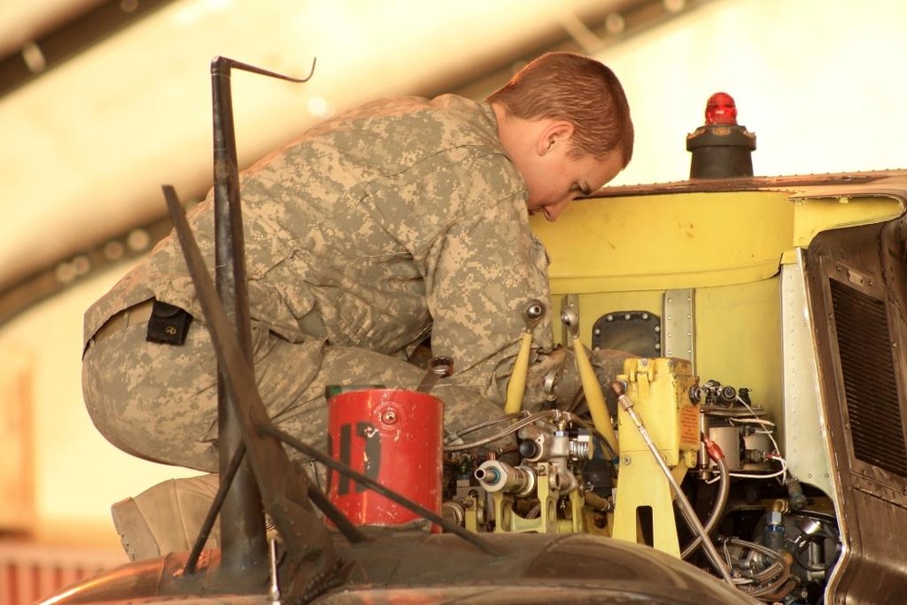 Helicopter maintainer continues family aviation tradition