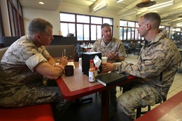 Marines and sailors have breakfast with faith