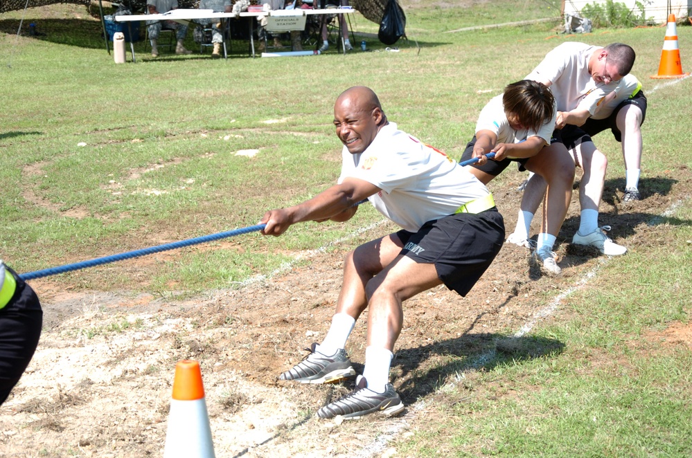 Tug-o-war during All-American Week