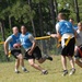 Flag football competition during All-American Week