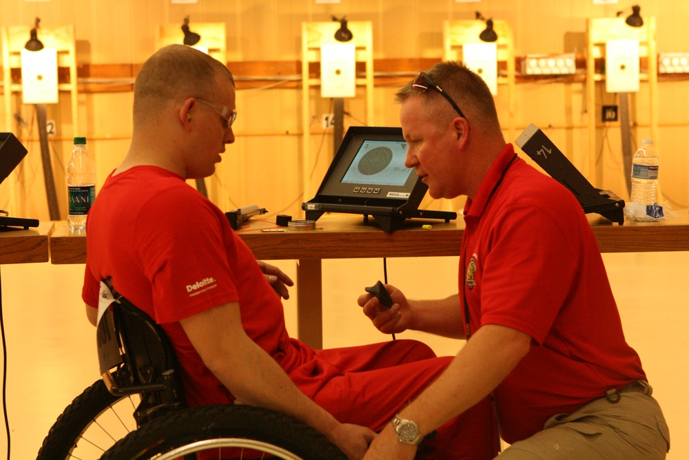 Coach helps All-Marine Warrior Games shooting team sweep the board