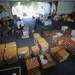 USS George Washington sailors upload food pallets