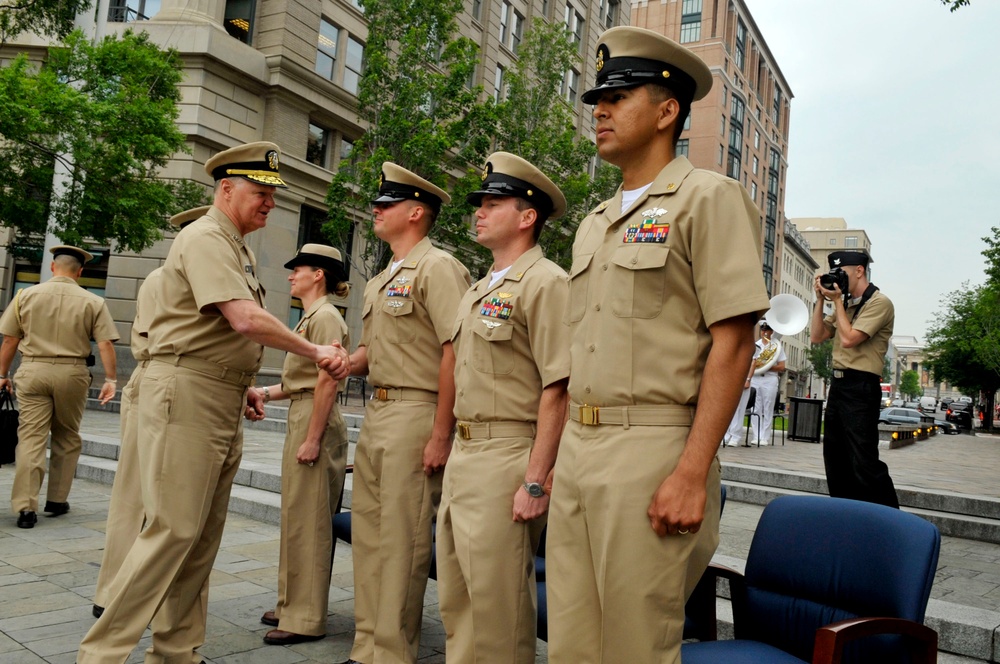 Sailors of the Year ceremony at the Navy Memorial