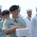 USS Cleveland burial at sea ceremony