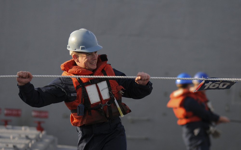 USS Monterey in Greece