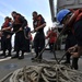 USS Whidbey Island sailors await supply drop