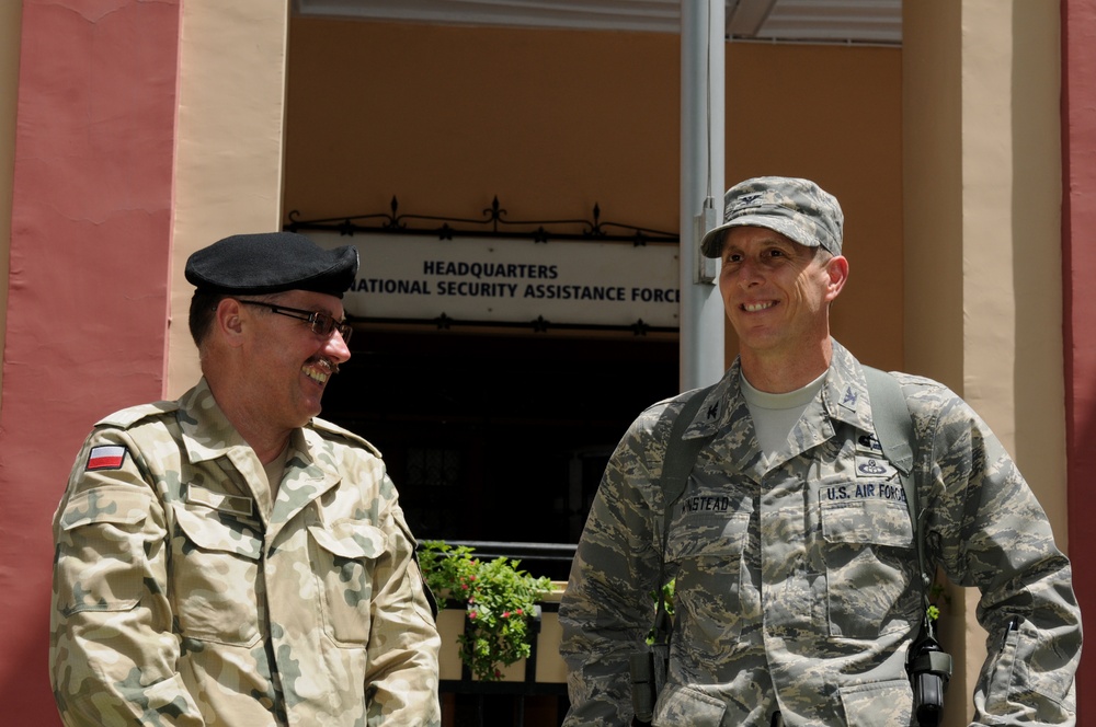 AFROTC NW commander takes reigns of HQ ISAF Base Support Group