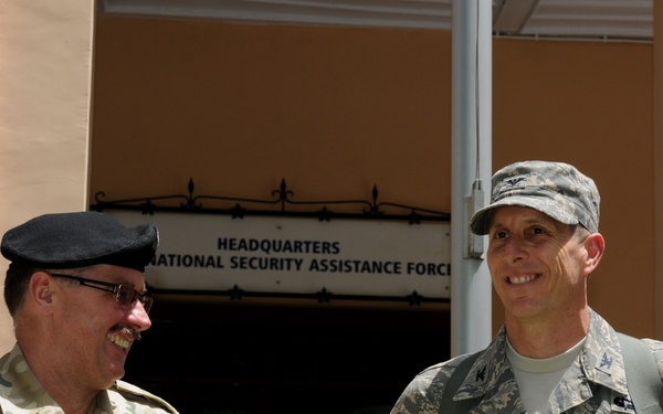 AFROTC NW commander takes reigns of HQ ISAF Base Support Group