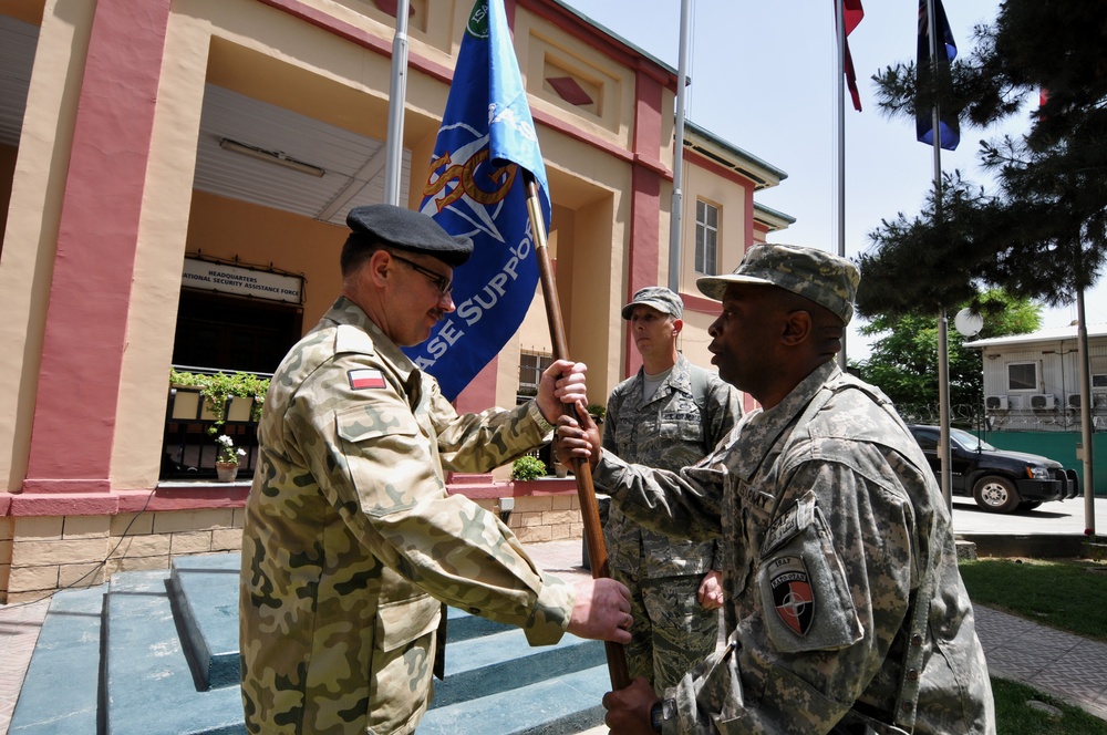 AFROTC NW commander takes reigns of HQ ISAF Base Support Group