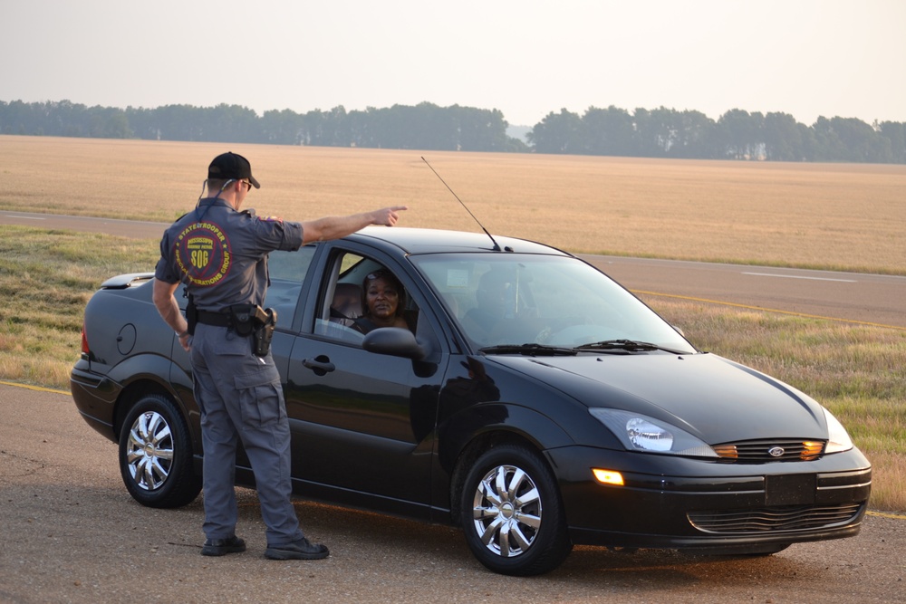 Motorist receives helpful instructions for a smoother ride