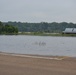 Home, road flooded by the Mighty Mississippi