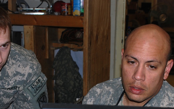 TF Shooter’s TOC monitors battle space on the ground, in the air