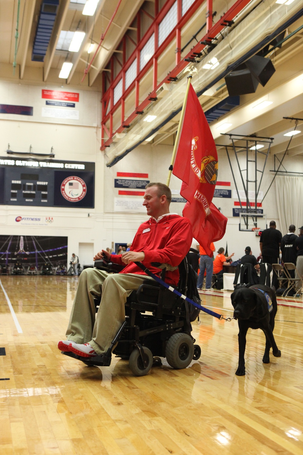 Marines compete in basketball and volleyball