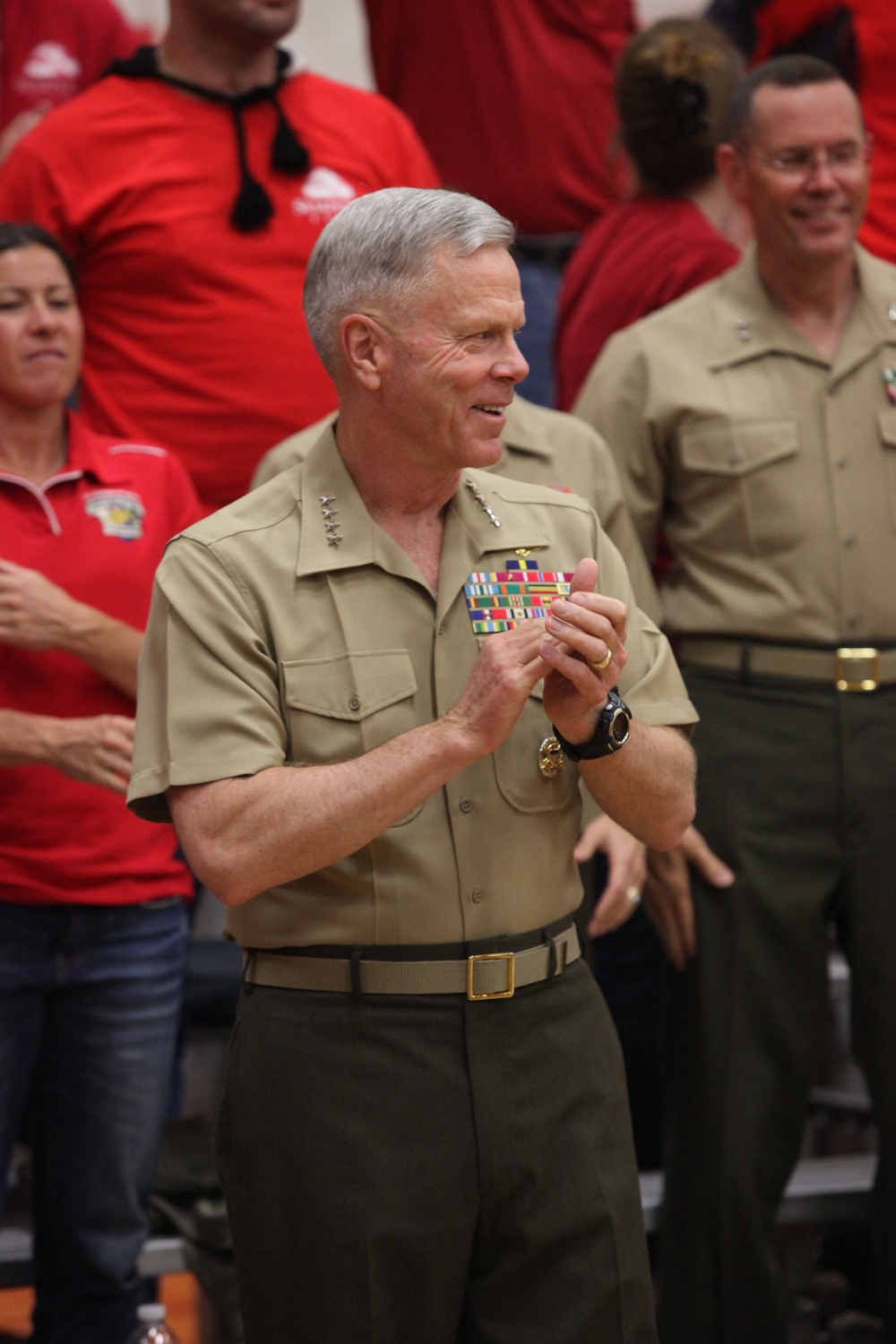Marines compete in basketball and volleyball