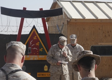 Marines dedicate Afghanistan compound to fallen lieutenant colonel